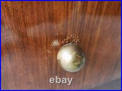 Vitrine WOOD WOOD Art Deco 1930/1940 Bois Tiroir Bas 2 Etageres porte Verre