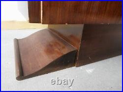 Vitrine WOOD WOOD Art Deco 1930/1940 Bois Tiroir Bas 2 Etageres porte Verre